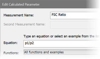 calculated parameter